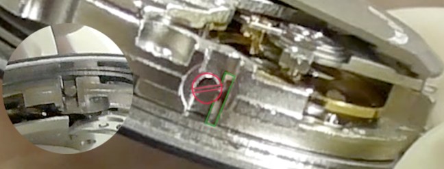 干支足ネジ留め